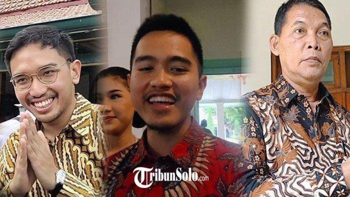 KOLASE FOTO : KGPAA Mangkunagara X, Kaesang Pangarep, dan Teguh Prakosa
