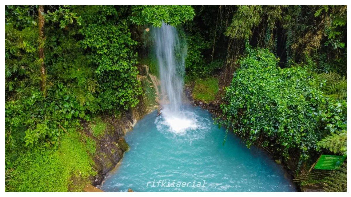 Tampak indah pemandangan di Curug Koleangkak