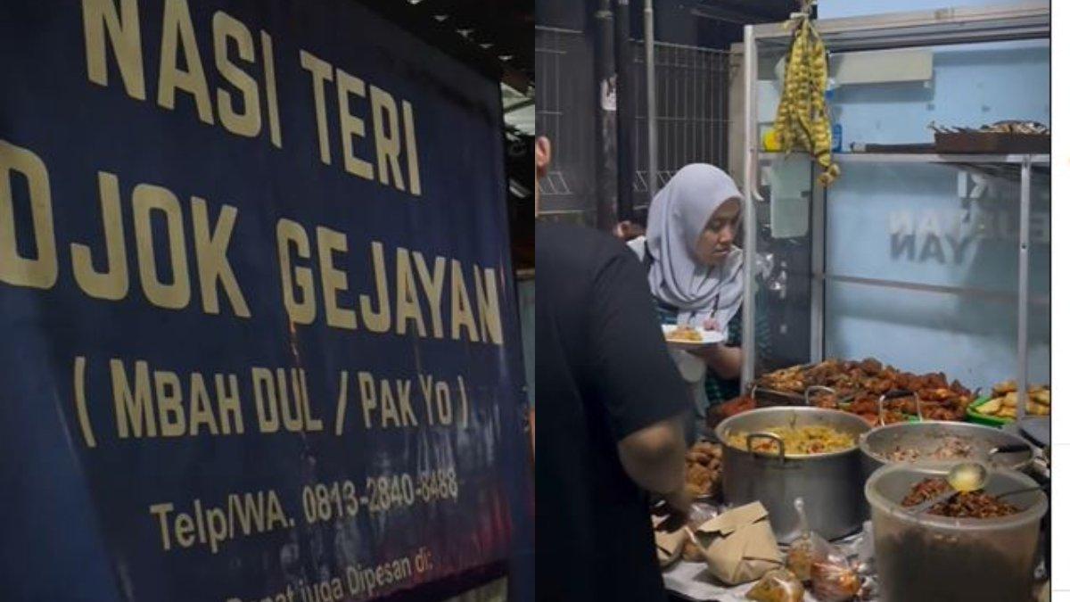 KULINER JOGJA - Nasi Teri Pojok Gejayan, kuliner legendaris di Jogja.