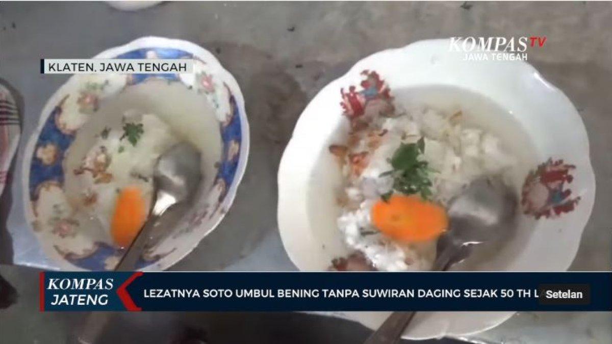 KULINER KLATEN: KULINER KLATEN: Soto umbul bening yang ada di sebuah warung di Klaten