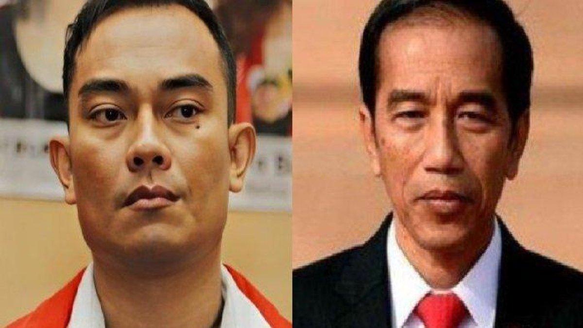 DEDY NUR PALAKKA -- (kiri) Dedy Nur Palakka / (kanan) Jokowi || Kader PSI Dedy Nur Palakka menyebut Presiden ke-7 RI, Joko Widodo penuhi syarat jadi nabi, kini berujung minta maaf
