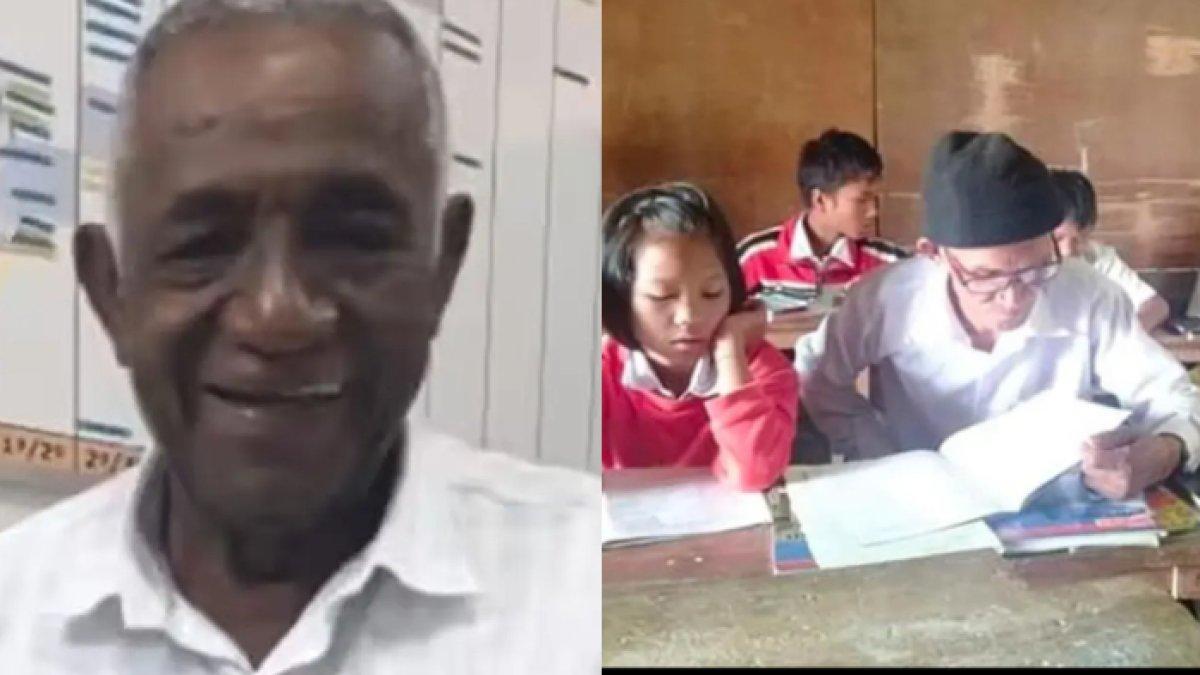 Kakek 78 tahun jadi siswa SMP, jalan kaki 3 Km ke sekolah demi mahir bahasa Inggris