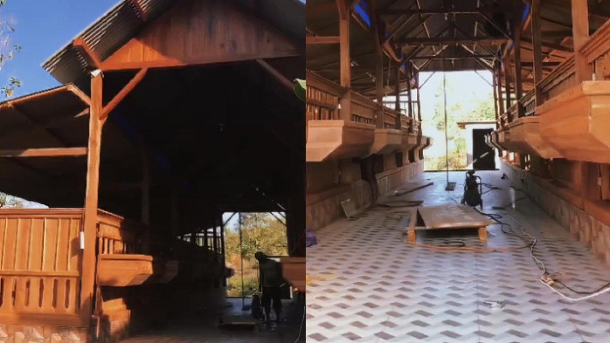 Kandang kambing yang viral di medsos