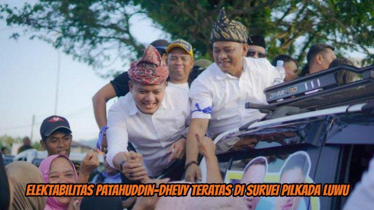 Kandidat cabup dan cawabup Kabupaten Luwu, Patahuddin-Muh Dhevy Bijak.