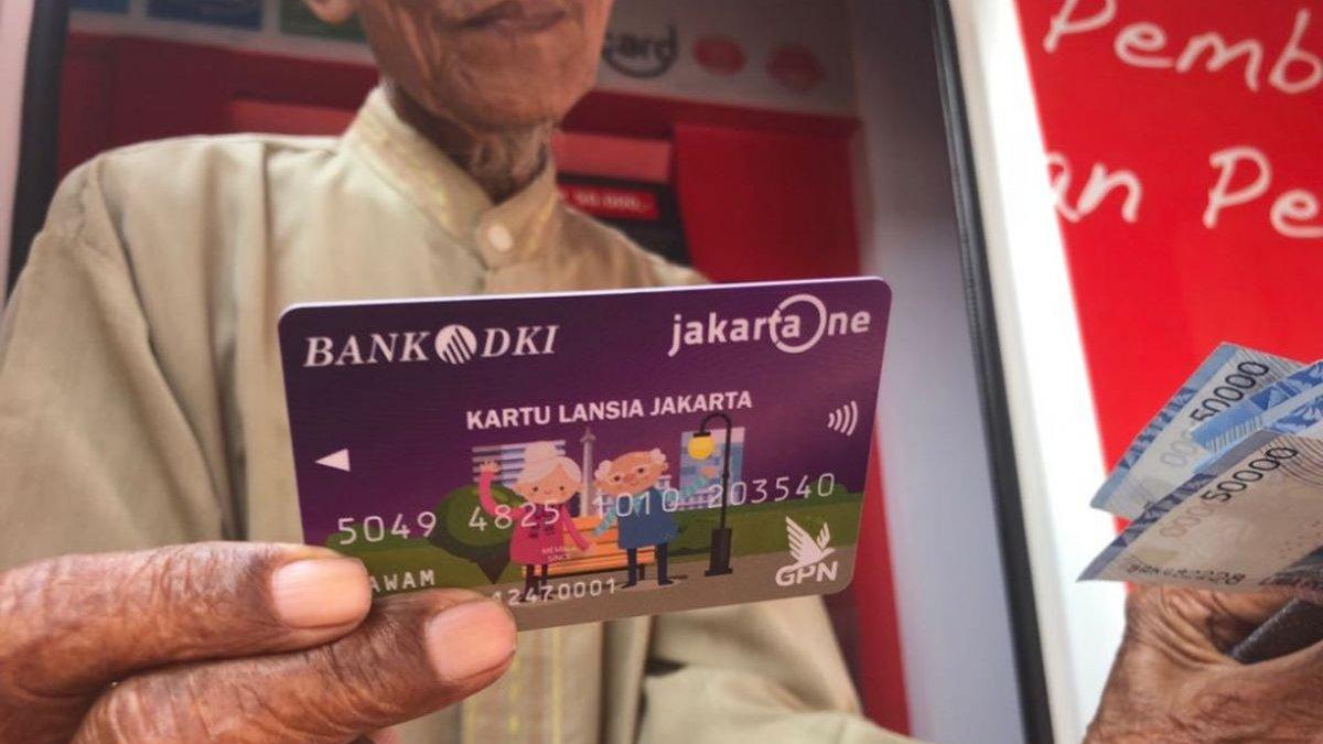 Kartu Lansia Jakarta yang diluncurkan Pemerintah Provinsi DKI Jakarta, Selasa (8/5/2018).