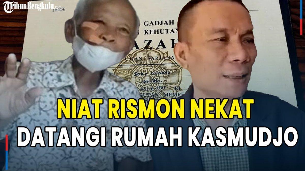 POLEMIK IJAZAH JOKOWI - Capture YouTube Tribun Bengkulu menampilkan Rismon Sianipar dan Kasmudjo. Kasmudjo tolak kedatangan Rismon di rumahnya