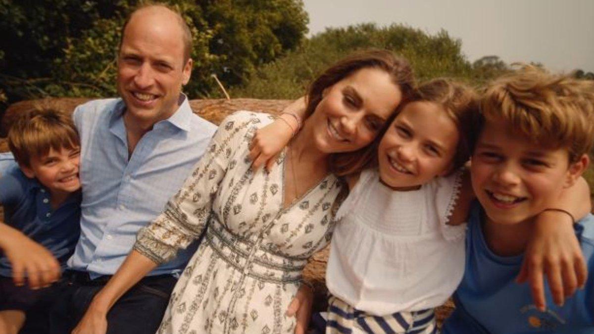 Kate Middleton bersama suami dan anak-anaknya