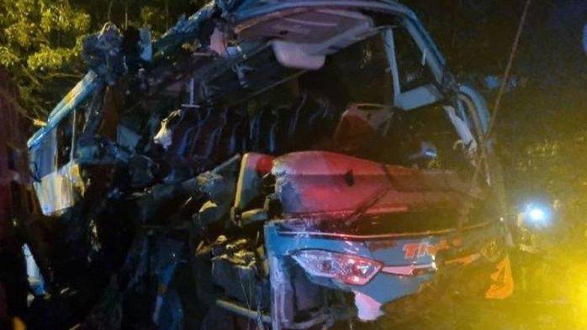 Kecelakaan bus di Gresik tewaskan 5 peziarah asal Kabupaten Pasuruan, Sabtu (27/1/2024)