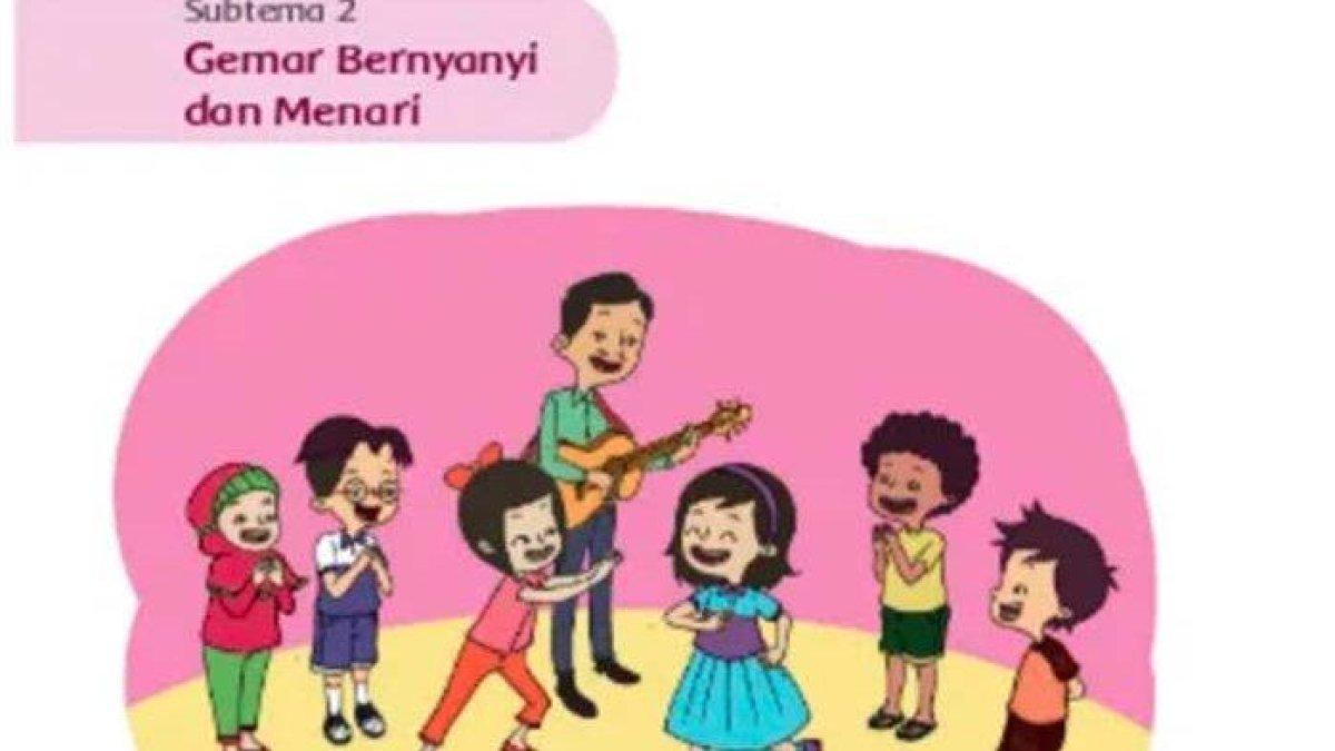KUNCI JAWABAN Kelas 1 SD Tema 2 Subtema 2, Tentang Gemar Bernyanyi dan Menari Pilihan Ganda Essay