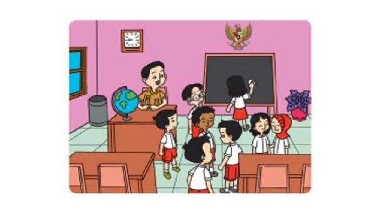 Materi Tematik Kelas 1 SD Tema 7 Subtema 1 Pembelajaran 1 Hal 4