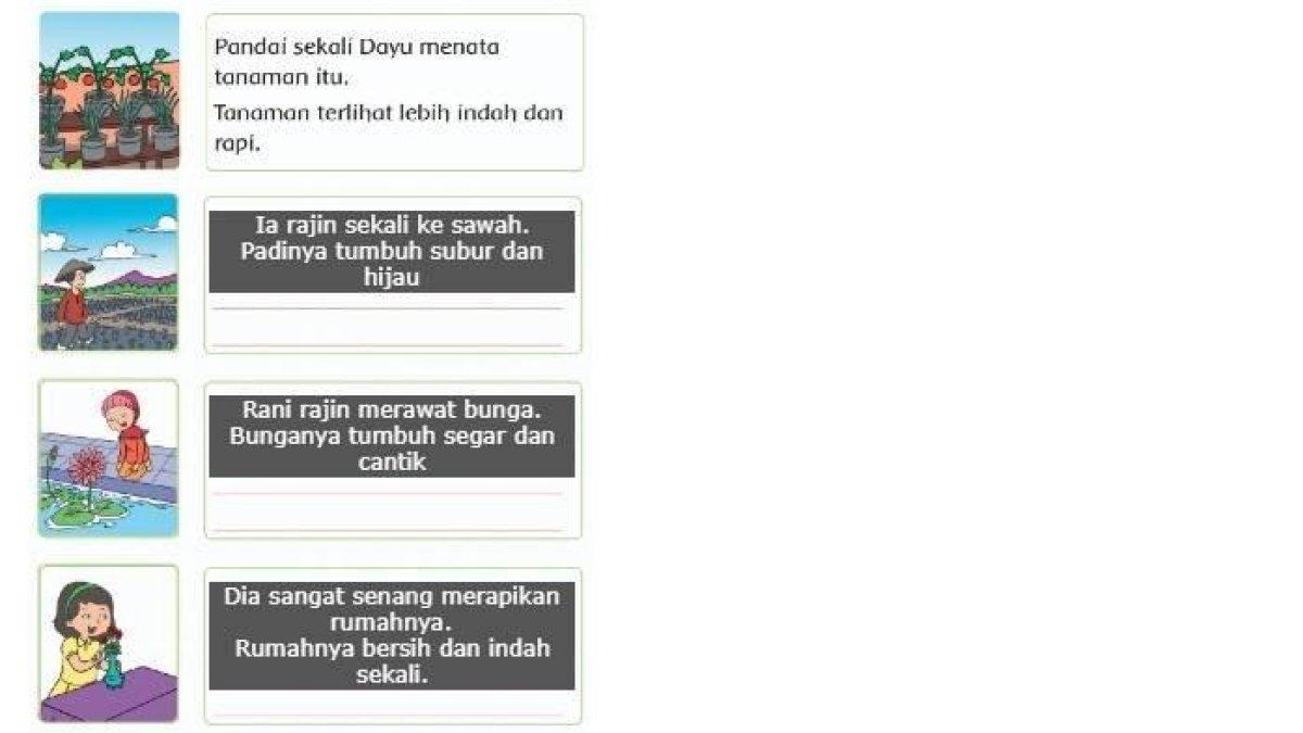 Jawaban Buku Tematik Kelas 1 SD Tema 7 Subtema 3 Pembelajaran 6 (Buku Tematik)