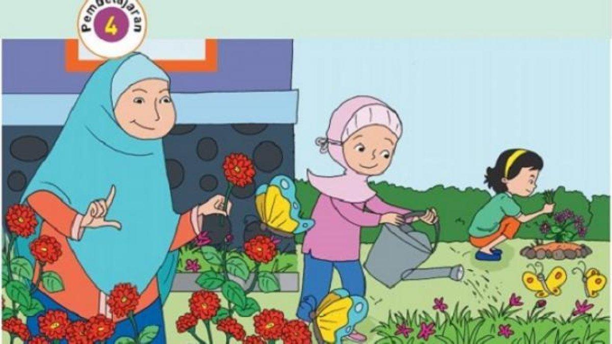 Buku Tematik Kelas 1 Tema 4 Subtema 2 Pembelajaran 4 Halaman 71, 72, 73