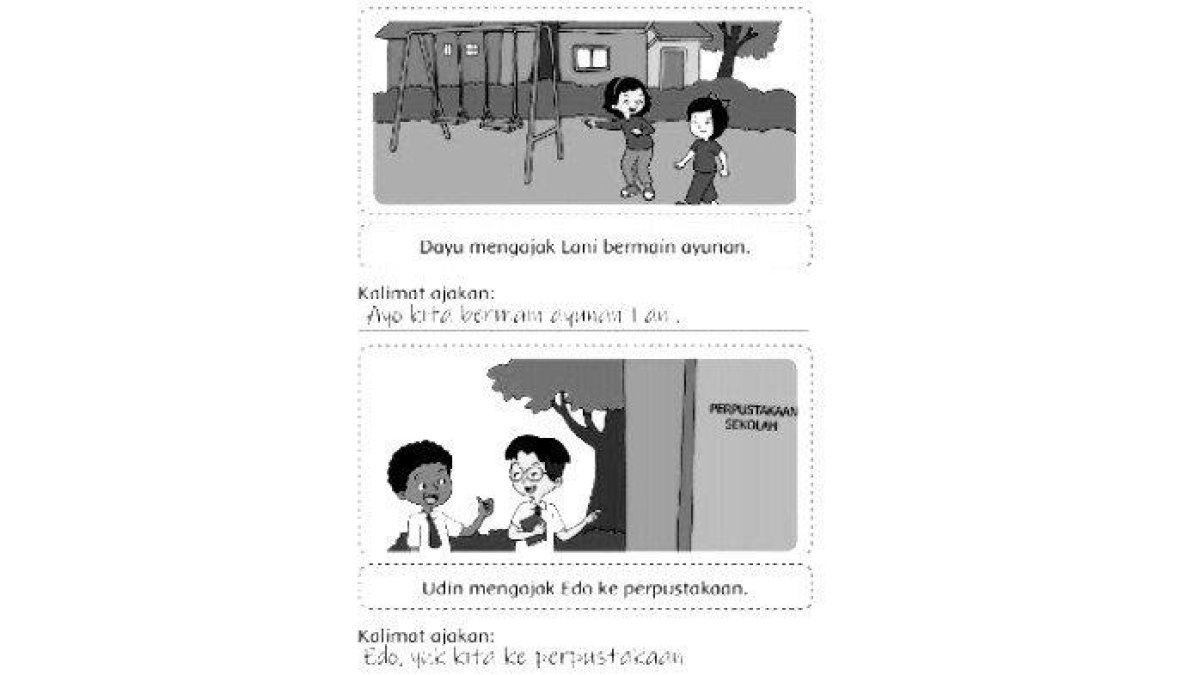 Kunci Jawaban Kelas 1 Tema 5 Subtema 3 Pembelajaran 2 Hal 111 - 112.1
