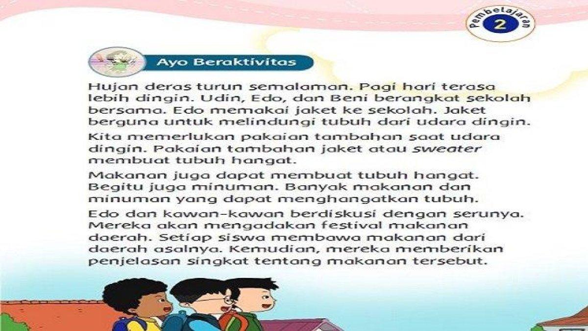 Kunci jawaban Buku Tematik tema 5 kelas 3 SD subtema 1 pembelajaran 2 Halaman 12, 13 dan 14. 