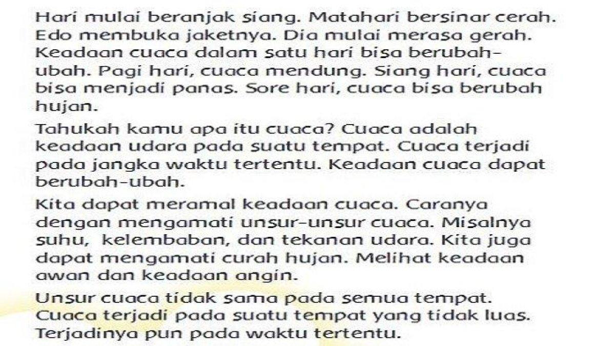Kunci Jawaban Buku Tematik Kelas 3 Tema 5 Halaman 13