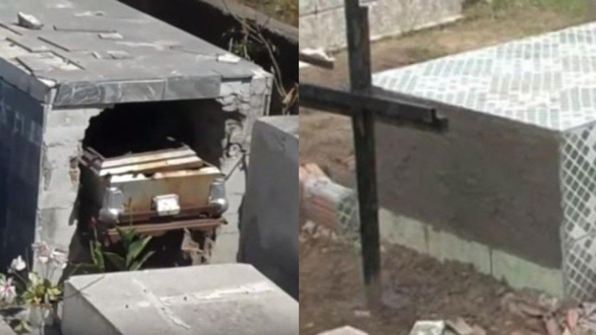 Muncul suara aneh dari dalam sebuah kuburan