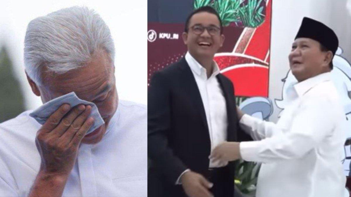 Kemana Ganjar saat Prabowo dan Anies berdamai
