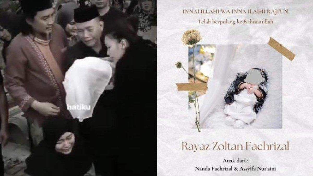 Keponakan Ayu Ting Ting, Rayaz Zoltan, anak kedua Asyifa Nuraini dan Nanda Fachrizal meninggal dunia
