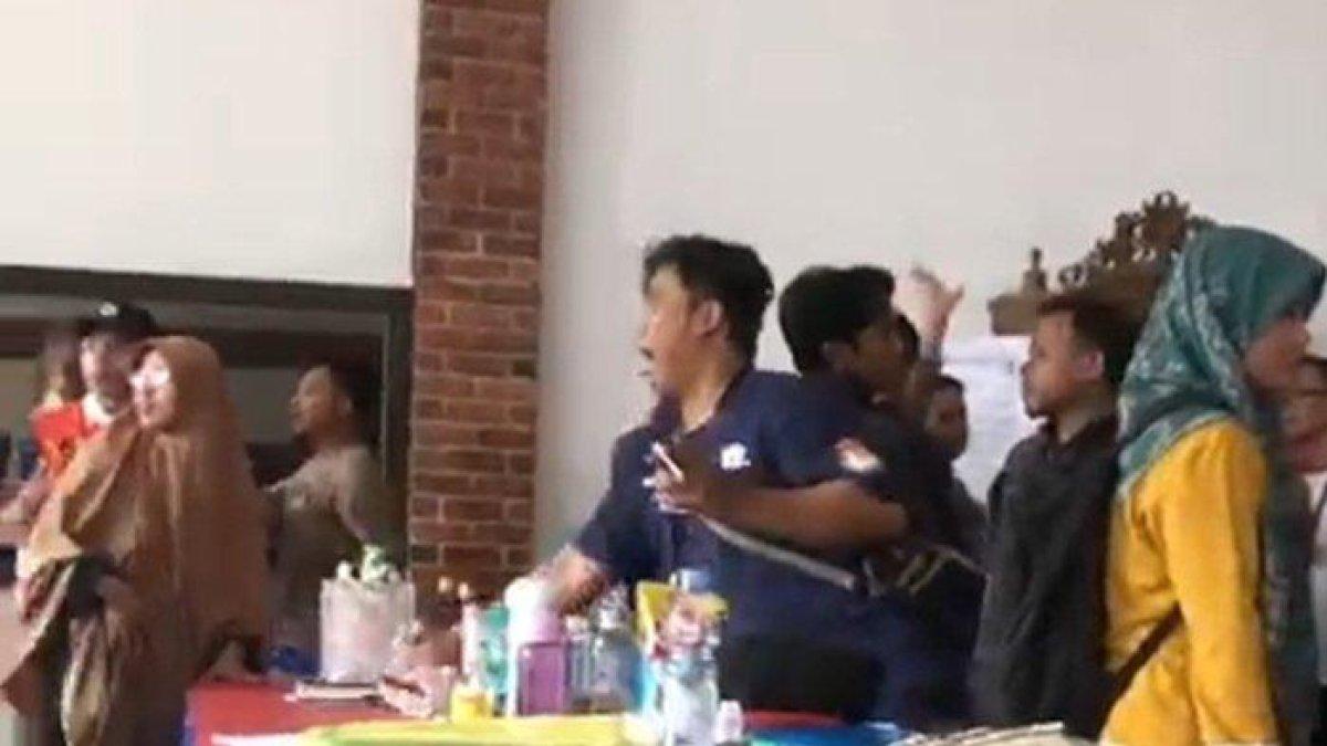 Keributan saksi dari Partai NaDem dengan PPK sa
