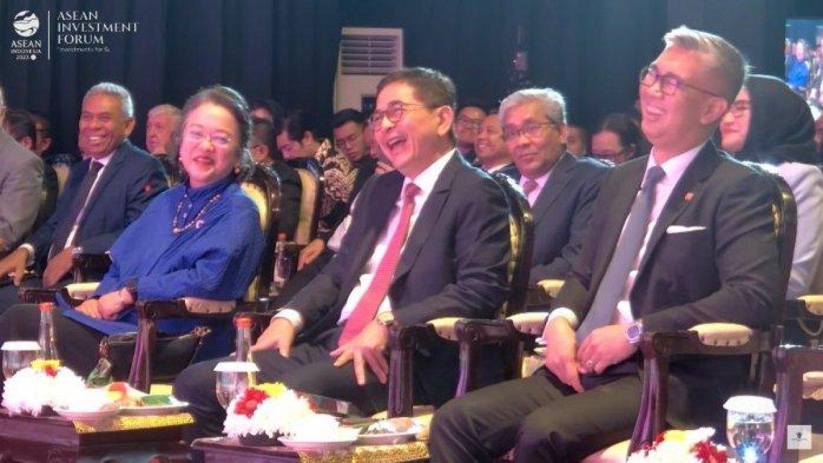 Ketua Umum Kadin yang juga Ketua Asean Business Advisory Council (BAC), Arsjad Rasjid di acara ASEAN Investment Forum 2023 di Jakarta, Sabtu 2 September 2023.