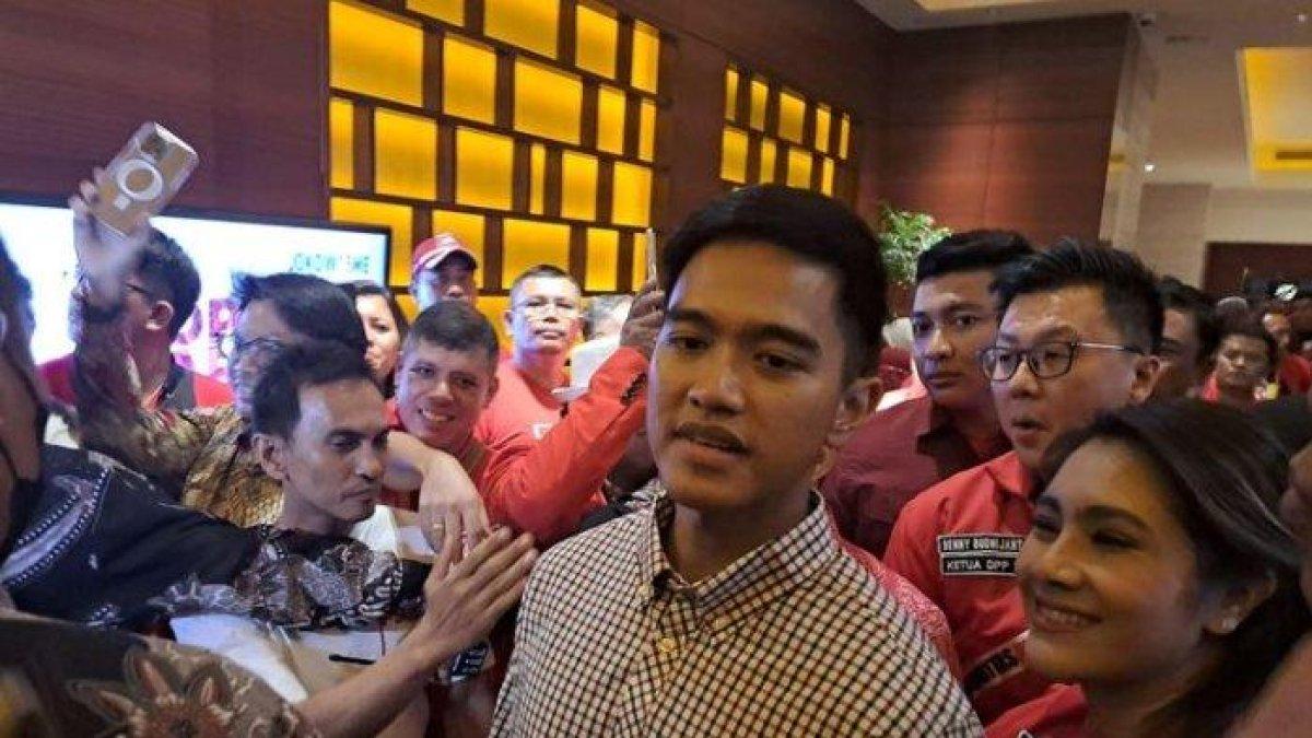 Ketua Umum PSI Kaesang Pangarep saat ditemui di Djakarta Theater, Jakarta, Senin (25/9/2023) malam
