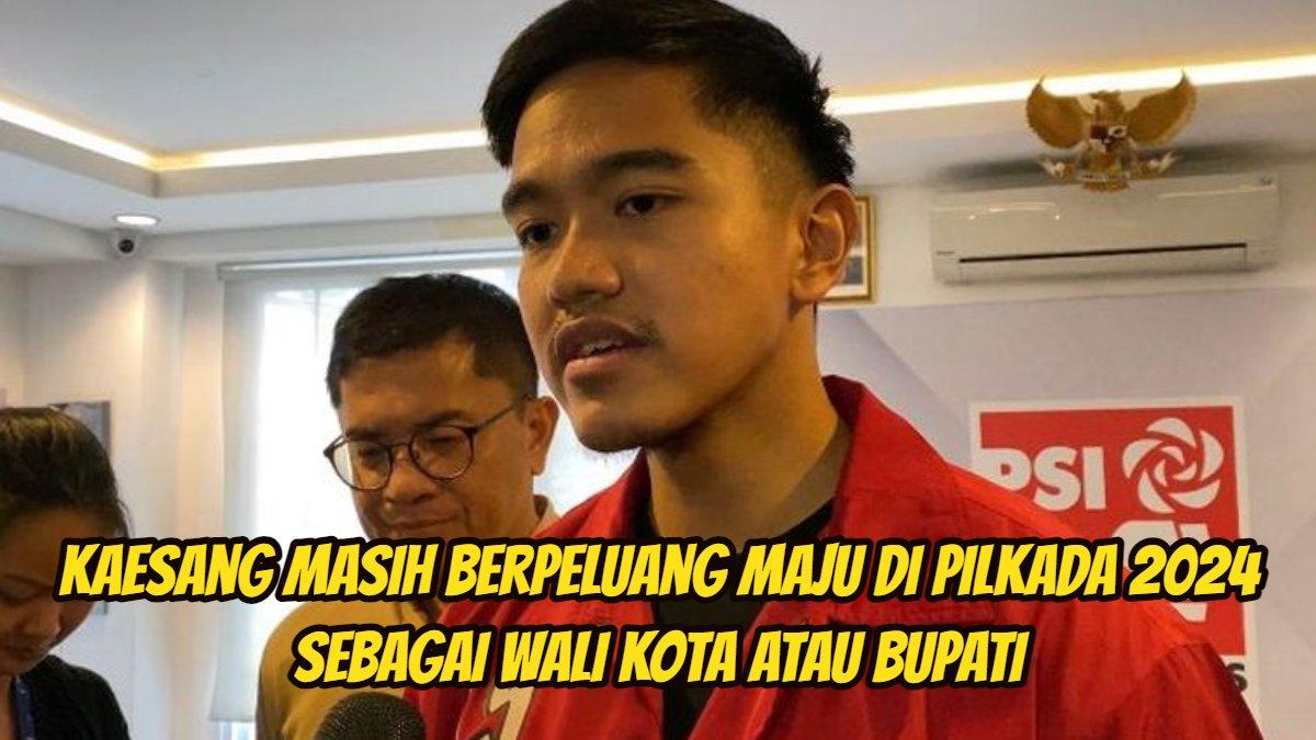Ketua Umum PSI, Kaesang Pangarep
