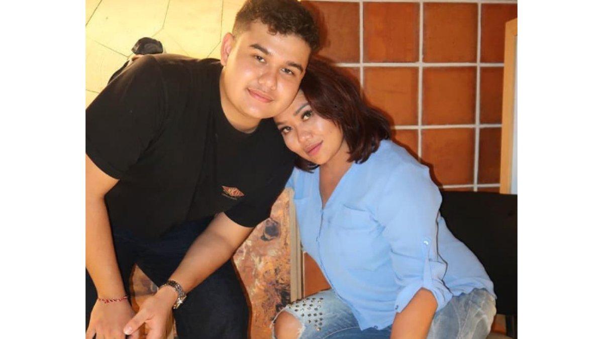 Kevin bersama sang ibu