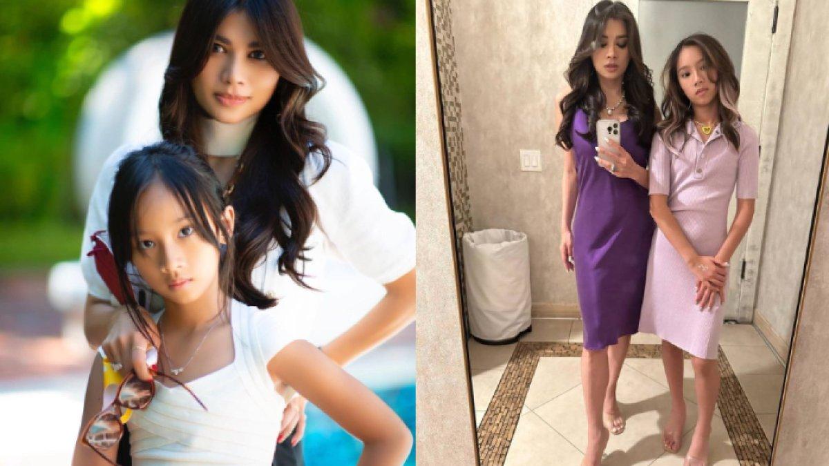 Kierra Ong, anak sulung dari Adinda Bakrie yang gayanya bak sosialita di usia remaja.