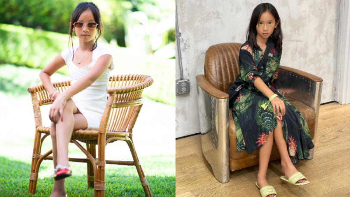 Kierra Ong, anak sulung dari Adinda Bakrie yang gayanya bak sosialita di usia remaja.
