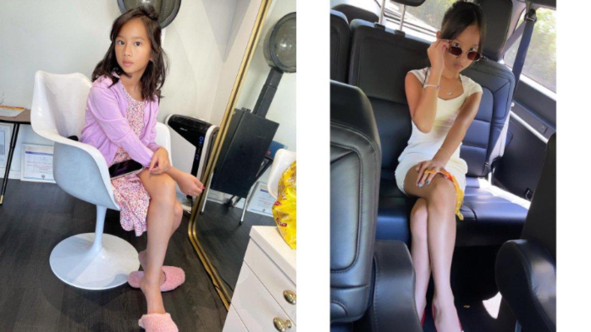 Kierra Ong, anak sulung dari Adinda Bakrie yang gayanya bak sosialita di usia remaja.