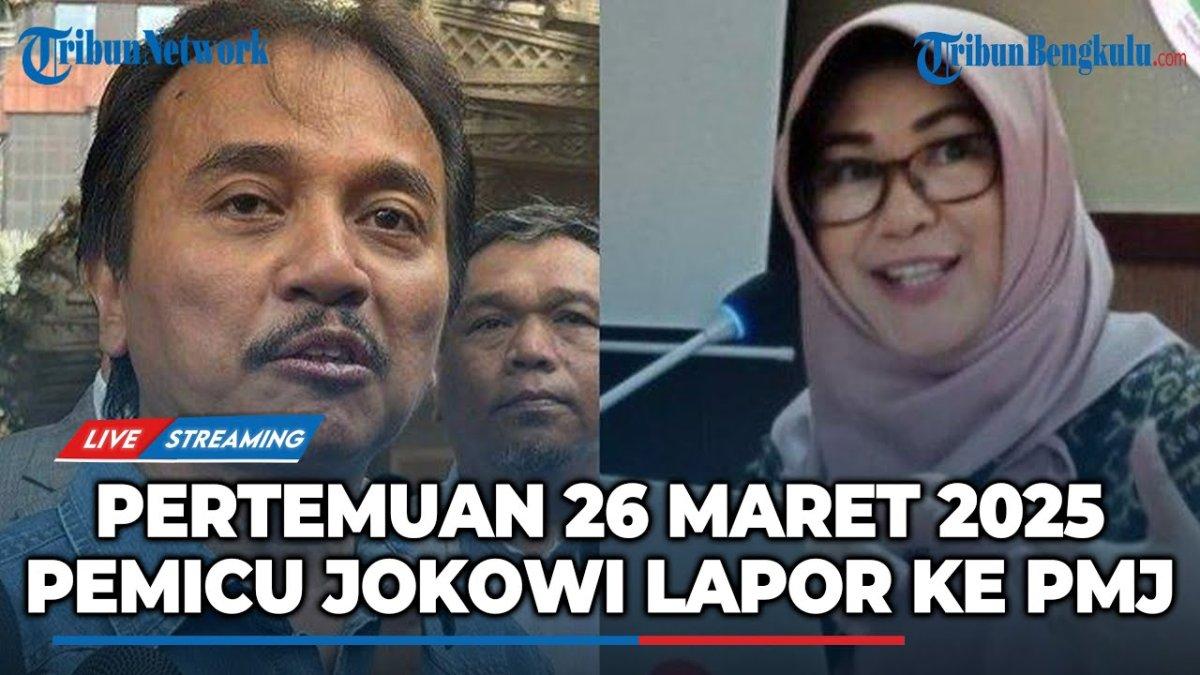 POLEMIK IJAZAH JOKOWI - Capture YouTube Tribun Bengkulu menampilkan potret Roy Suryo dan Dokter Tifa. Kini terungkap pemicu Jokowi laporkan Roy Suryo cs karena adanya pertemuan pada 26 Maret 2025