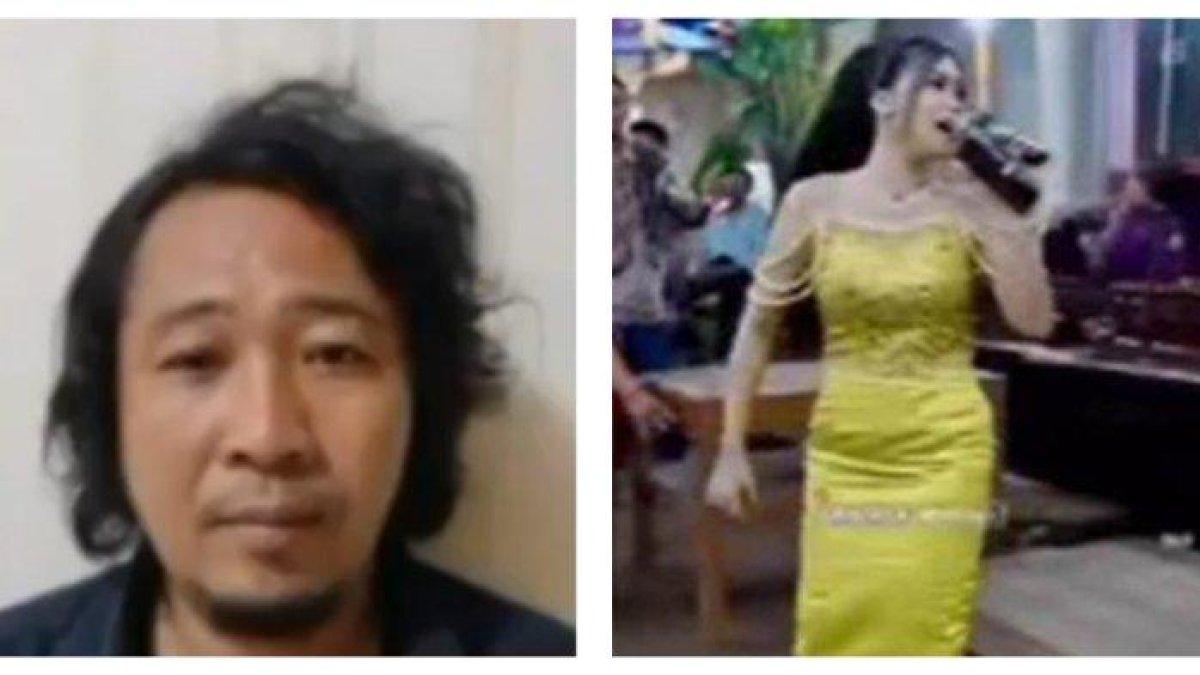 (Kiri foto) Tampang pelaku pencabulan penyanyi dangdut dan (ka