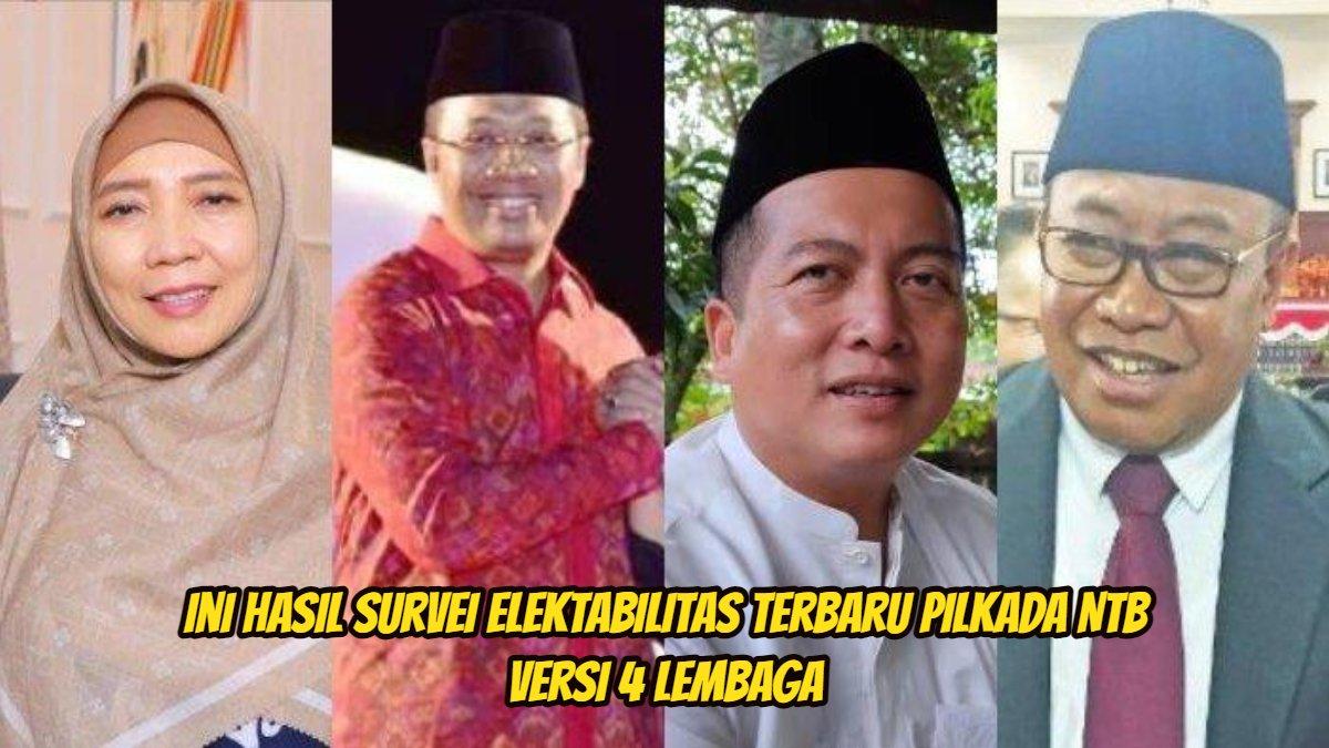 (Kiri ke kanan) Sitti Rohmi, Zulkieflimansyah, Lalu Muhammad Iqbal, Lalu Gita Ariadi.