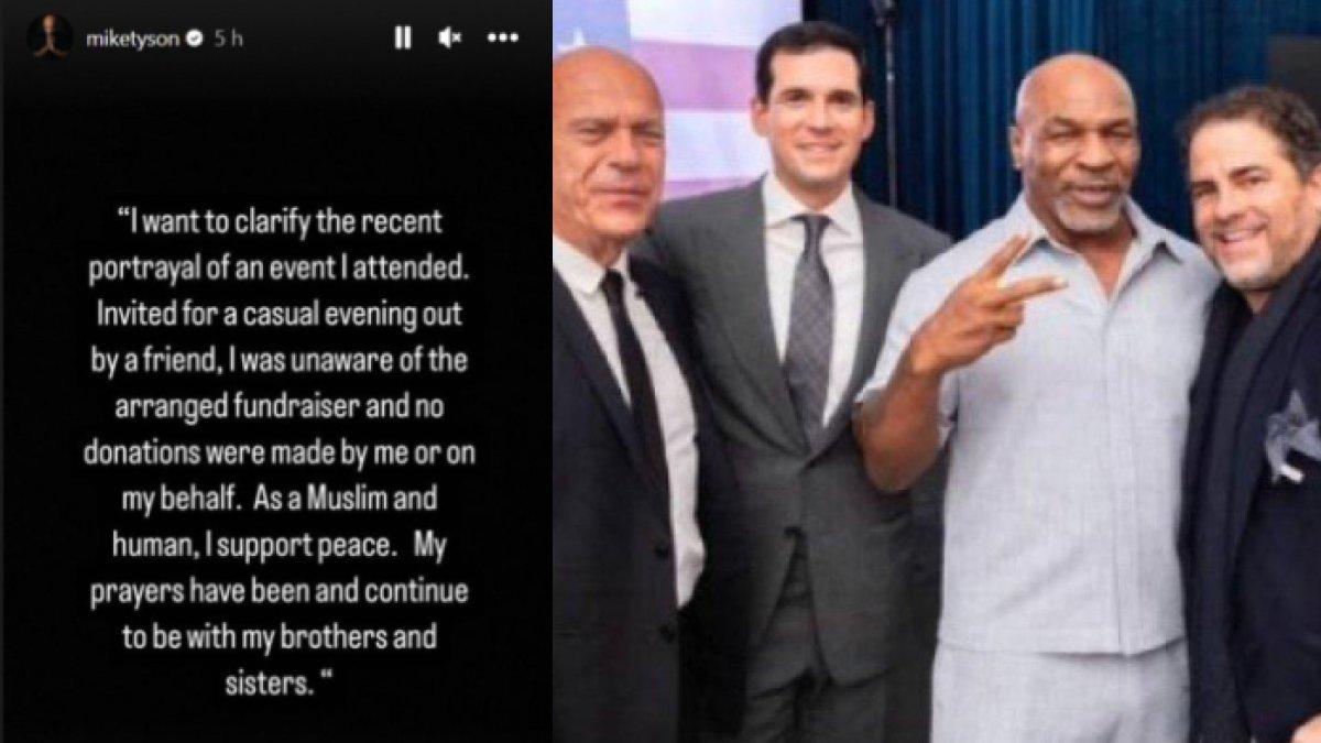 Klarifikasi Mike Tyson setelah dituding menggalang dana untuk Israel gegara ikut jamuan makan