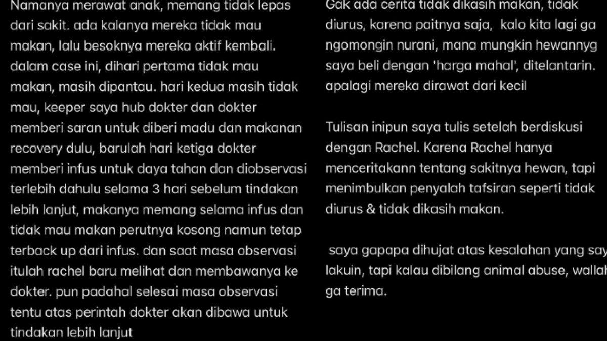Klarifikasi Okin