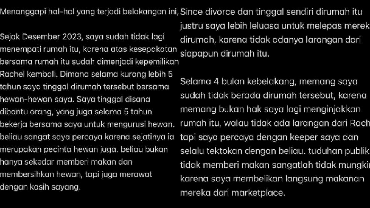 Klarifikasi Okin