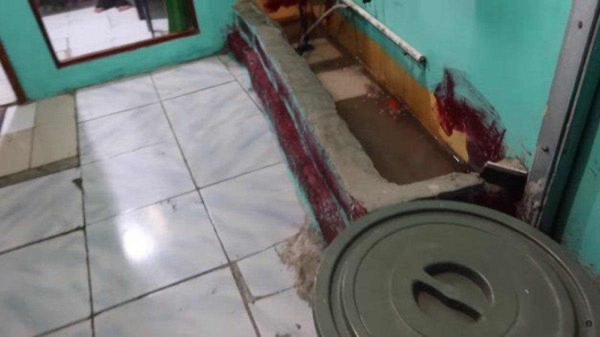 Kolam ikan di area teras rumah baru Cimoy,