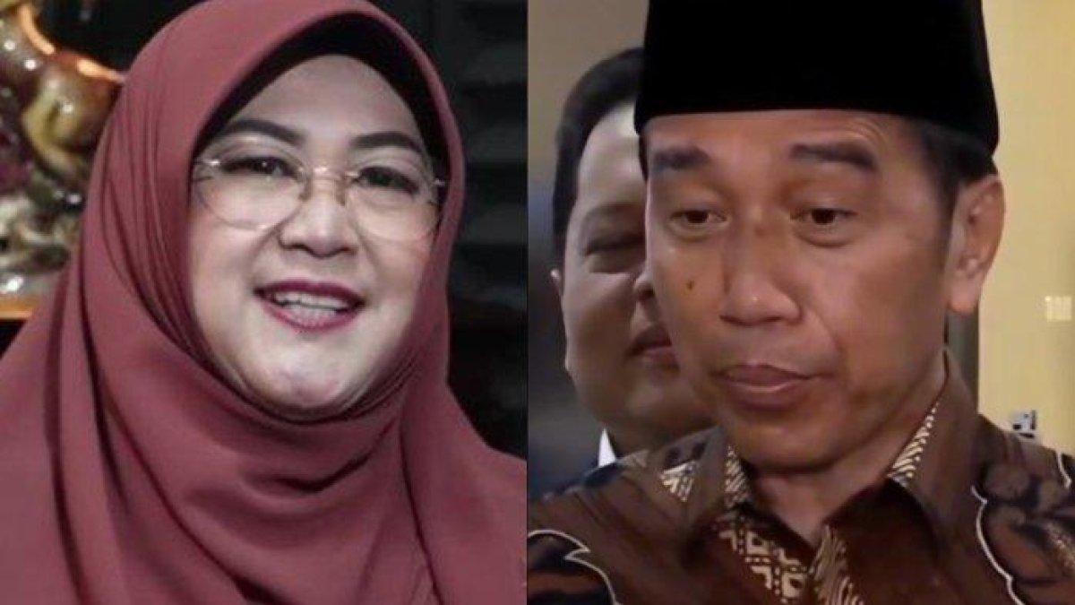 VIRAL MEDIA SOSIAL - Kolase Presiden ketujuh Republik Indonesia, Joko Widodo (Jokowi) dan Tifauzia Tyassuma (Dr Tifa). Dr Tifa menganalogikan jawaban Jokowi di Bareskrim Mabes Polri, Kebayoran Baru, Jakarta Selatan pada Selasa (20/5/2025) layaknya orang yang bakar kambing.