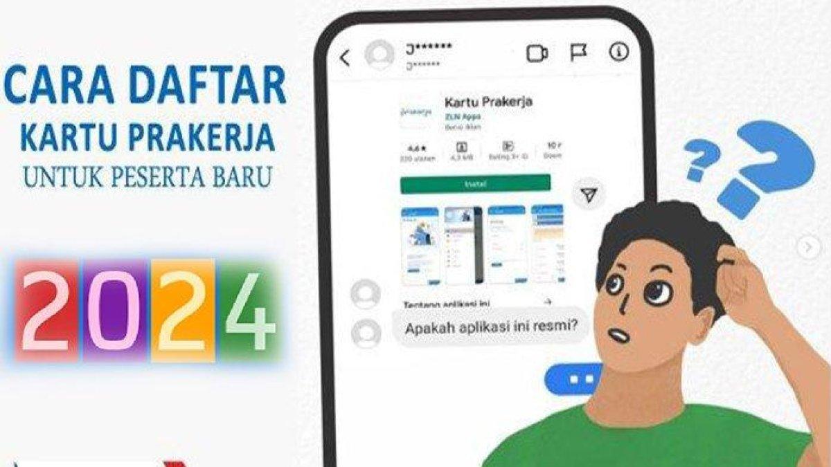 Kolase Program Kartu Prakerja 2024-Simak cara mendaftar kartu Prakerja gelombang 63.