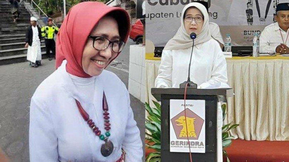 PROFIL KEPALA DAERAH - Kolase foto Indah Amperawati Bupati terpilih Pilkada Lumajang 2024.