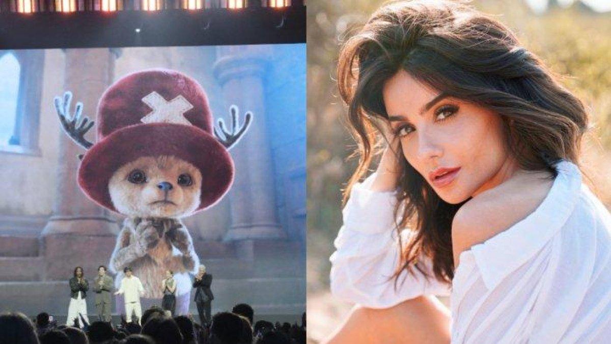 SOSOK MIKAELA HOOVER - Kolase potret pengumuman karakter Tony Tony Chopper ONE PIECE (kiri) di Acara Tudum 2025: The Live Event yang digelar Senin (1/6/2025) dan pengisi suaranya Mikaela Hoover. Aktris Mikaela Hoover diumumkan akan mengisi suara karakter Tony Tony Chopper dalam serial ONE PIECE live action musim kedua.