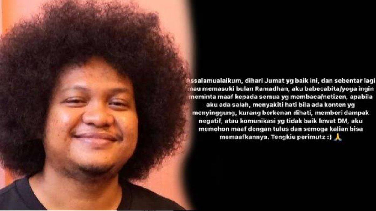 Komedian Babe Cabita meninggal dunia, sempat posting di Instagram minta dimaafkan