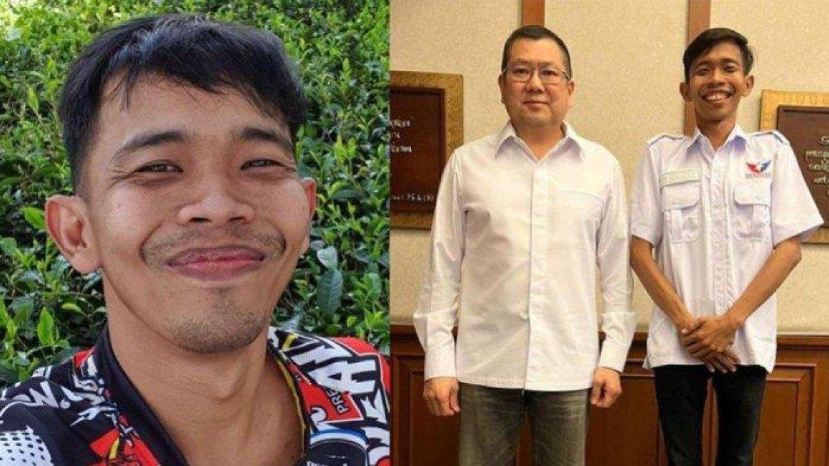 Komedian Dede Sunandar ikut meramaikan caleg artis yang bertarung pada Pemilu 2024.