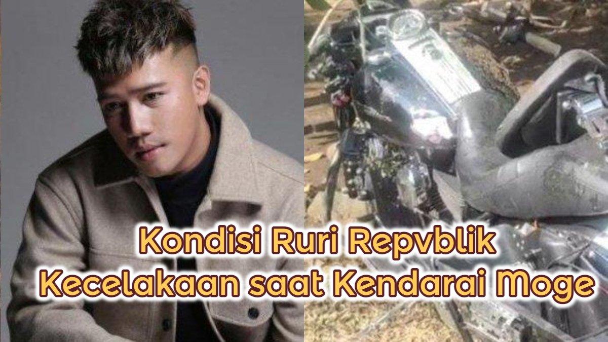 Kondisi Ruri Repvblik, kecelakaan tunggal kendarai moge di Ciamis.