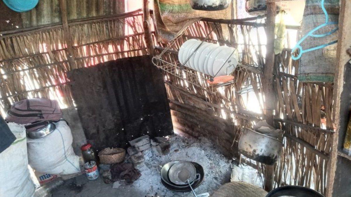 Kondisi dapur rumah milik Anastasia
