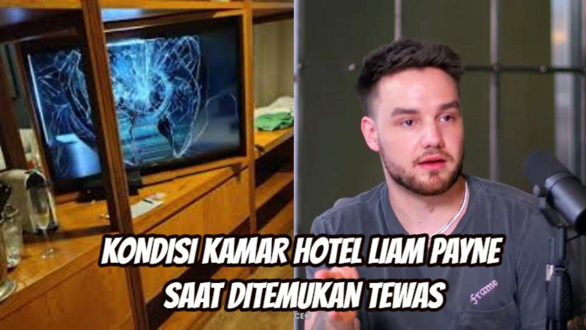 Kondisi kamar hotel saat Liam Payne ditemukan tewas di Buenos Aires, Argentina.