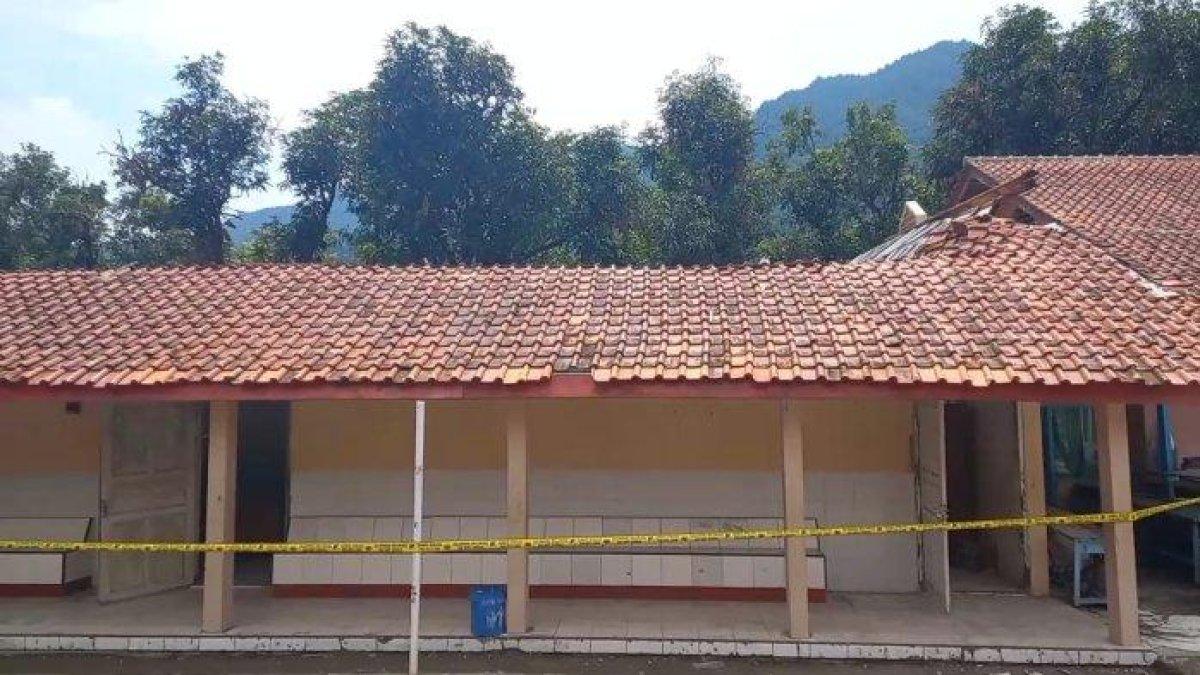 Kondisi terkini dua ruang kelas yang ambruk di SDN 2 Sidamukti, Ke