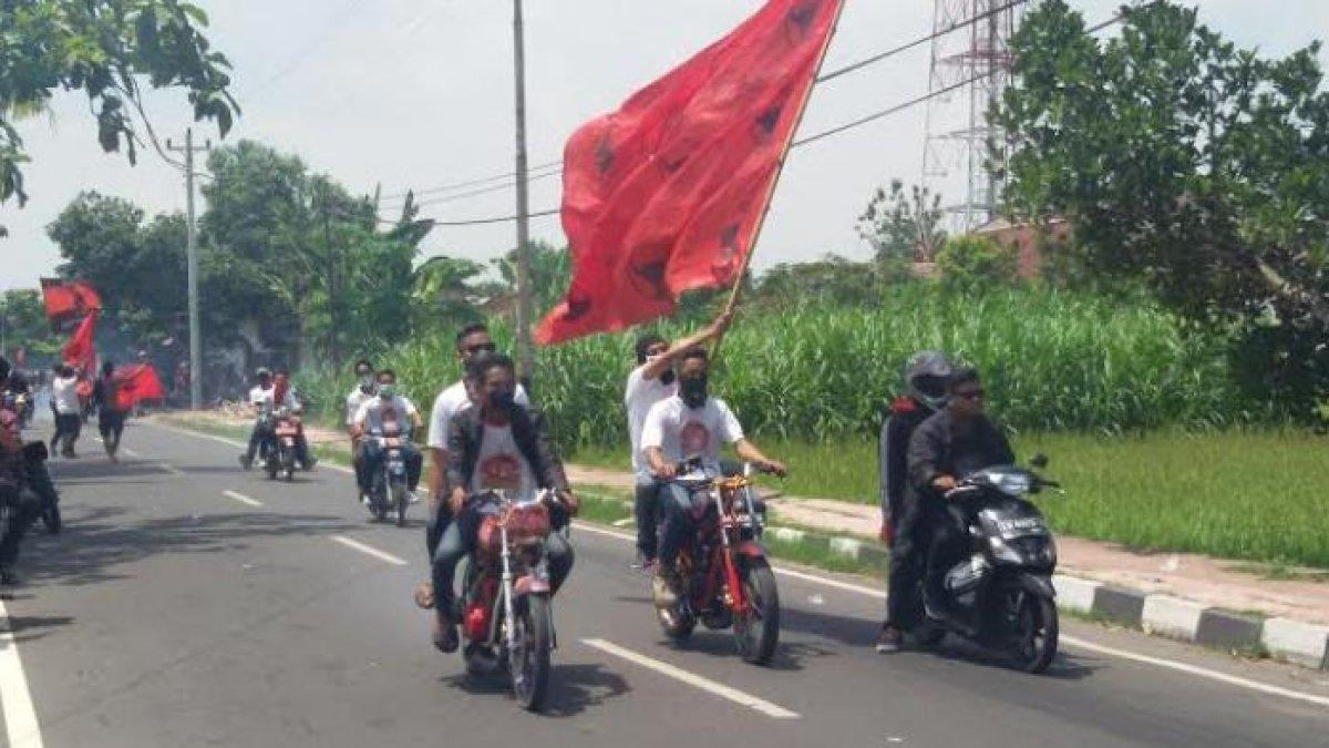 Konvoi kampanye di Jogja