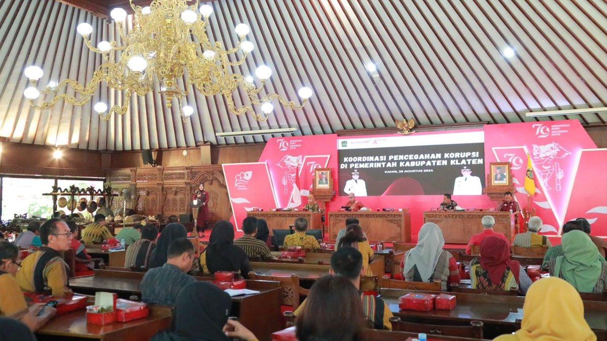 Koordinasi Pencegahan Korupsi di Lingkungan Pemerintah Kabupaten Klaten