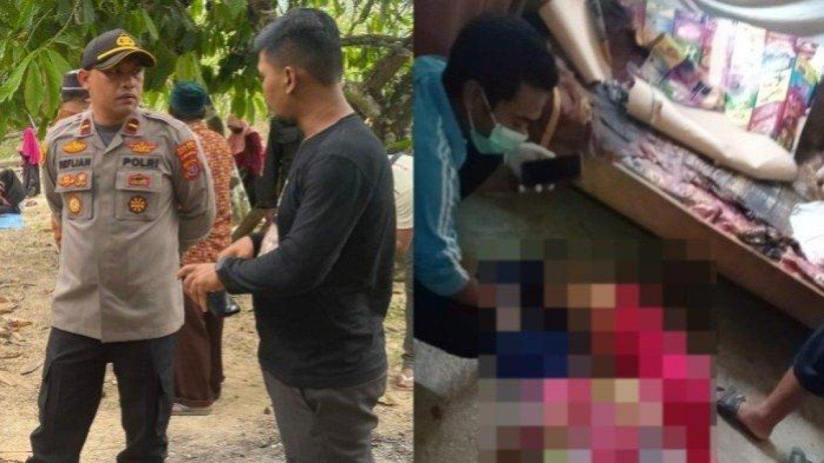 Korban dtemukan oleh tetangganya dalam kondisi tak bernyawa